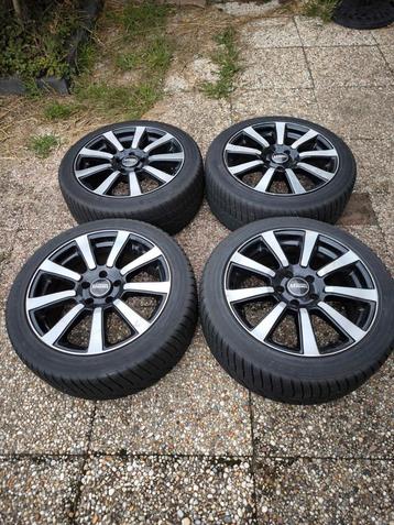 9-spaaks Magma velgen met z.g.a.n. winterbanden 255/45R17 beschikbaar voor biedingen