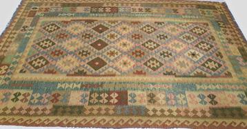 Perzisch tapijt Afghaan kelim 303x201/Vloerkleed/Loper/Kilim