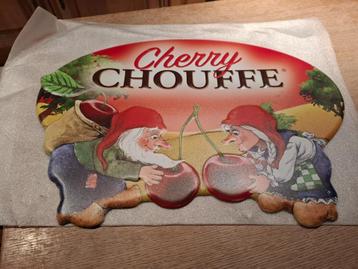 nieuw reclamebord Cherry Chouffe beschikbaar voor biedingen