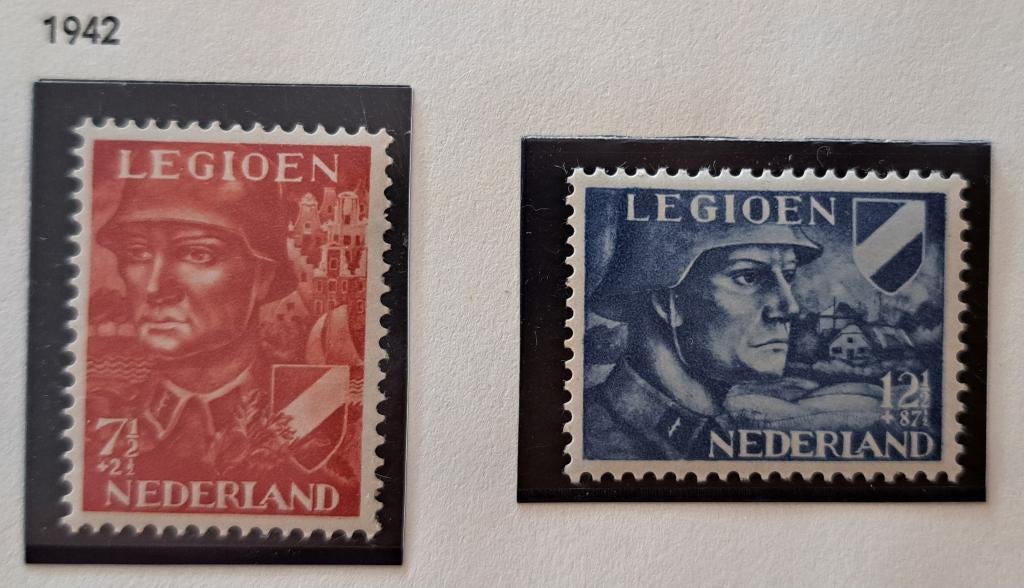 Nederland 1942/1943 nvph 402/403 pfr. (Davo), Ophalen of Verzenden, Na 1940, Postfris