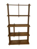 Vintage wandkast boekenkast grenen vakkenkast jaren 70, Gebruikt, Vintage, Grenenhout, 25 tot 50 cm