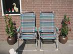 Lallemand lichtgewicht stoelen met kussens 2 stuks., Ophalen of Verzenden, Gebruikt, Campingstoel