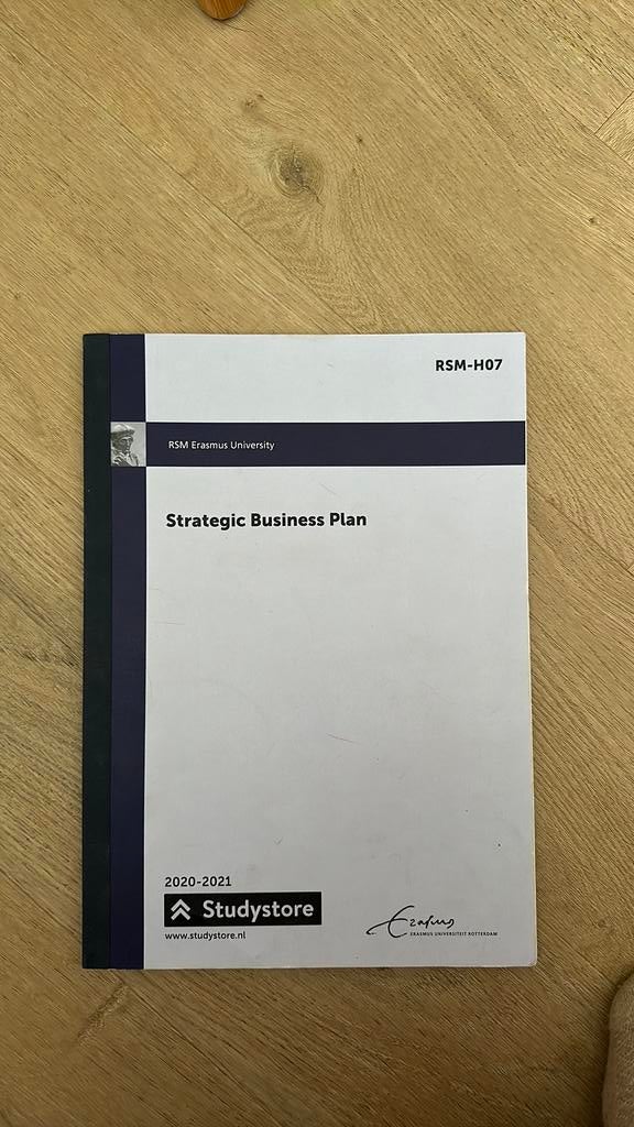 Strategic Business Plan, Boeken, Ophalen of Verzenden, Zo goed als nieuw, Sociale wetenschap