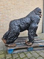 BRONZEN BERGGORILLA ZWAAR BRONS 4650 IPV 6424 AANTOONBAAR!, Ophalen of Verzenden, Nieuw, Overige materialen, Dierenbeeld