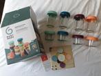Babymoov Babybols 8 glazen babypotjes: 4 grote en 4 kleine, Ophalen of Verzenden, Zo goed als nieuw, Overige typen