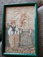 Borduurwerk met Molen klederdracht, Antiek en Kunst, Antiek | Kleden en Textiel, Ophalen of Verzenden