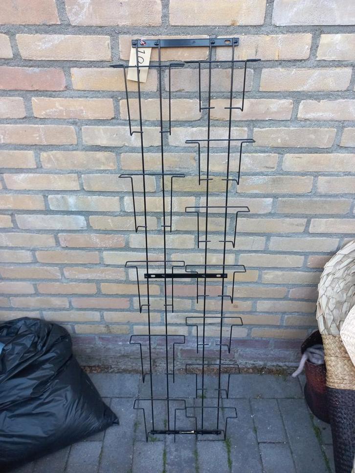 Nieuw zwart kaartenrek wandrek, Huis en Inrichting, Woonaccessoires | Overige, Nieuw, Ophalen