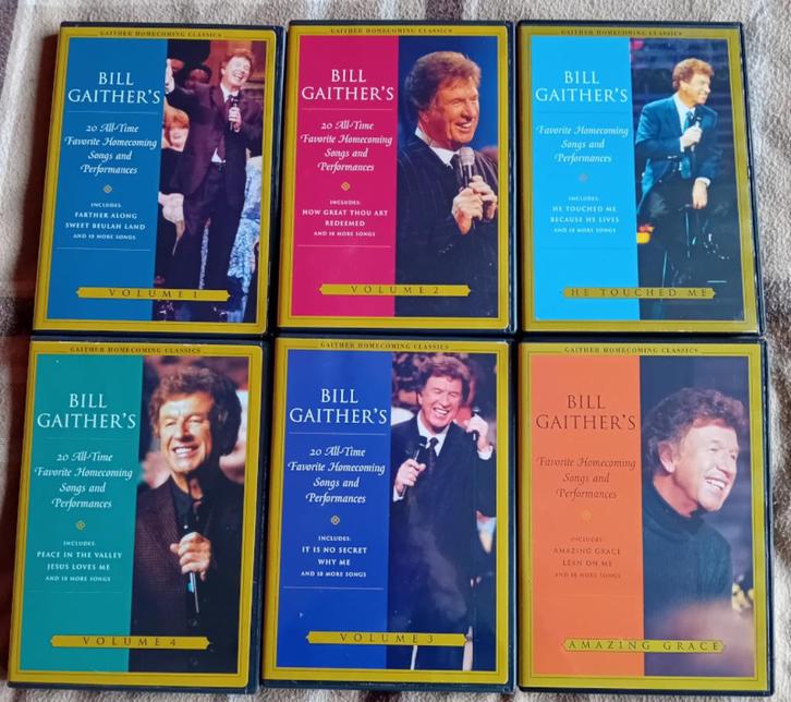 Unieke collectie Gaither Gospel Series DVD's, Cd's en Dvd's, Dvd's | Muziek en Concerten, Zo goed als nieuw, Muziek en Concerten