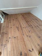 Massief houten vloer (+-25m2), Ophalen, Gebruikt, Vloerdelen of -planken, 10 m² of meer