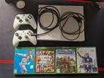 Xbox one s 1TB met 2 controllers en 4 games, Met 2 controllers, Xbox One S, Ophalen of Verzenden, 1 TB