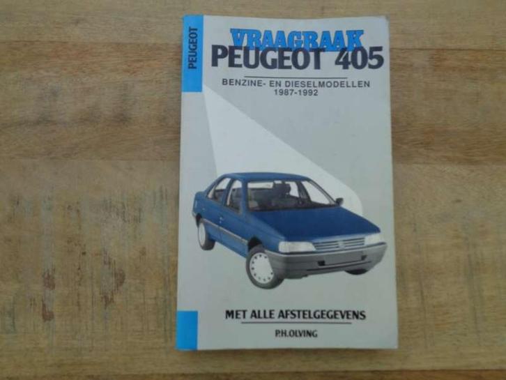 Peugeot 405 Vraagbaak Werkplaatshandboek NL 1987-1992, Boeken, Auto's | Boeken, Gelezen, Peugeot, Verzenden