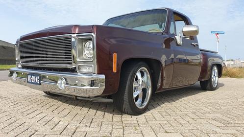 Chevrolet c10 stepside v8 5.7  streetrod, Auto's, Chevrolet, Particulier, Benzine, SUV of Terreinwagen, Automaat, Rood, Beige