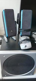 Logitech Z3 2+1 speakerset., Computers en Software, Pc speakers, Ophalen of Verzenden, Zo goed als nieuw