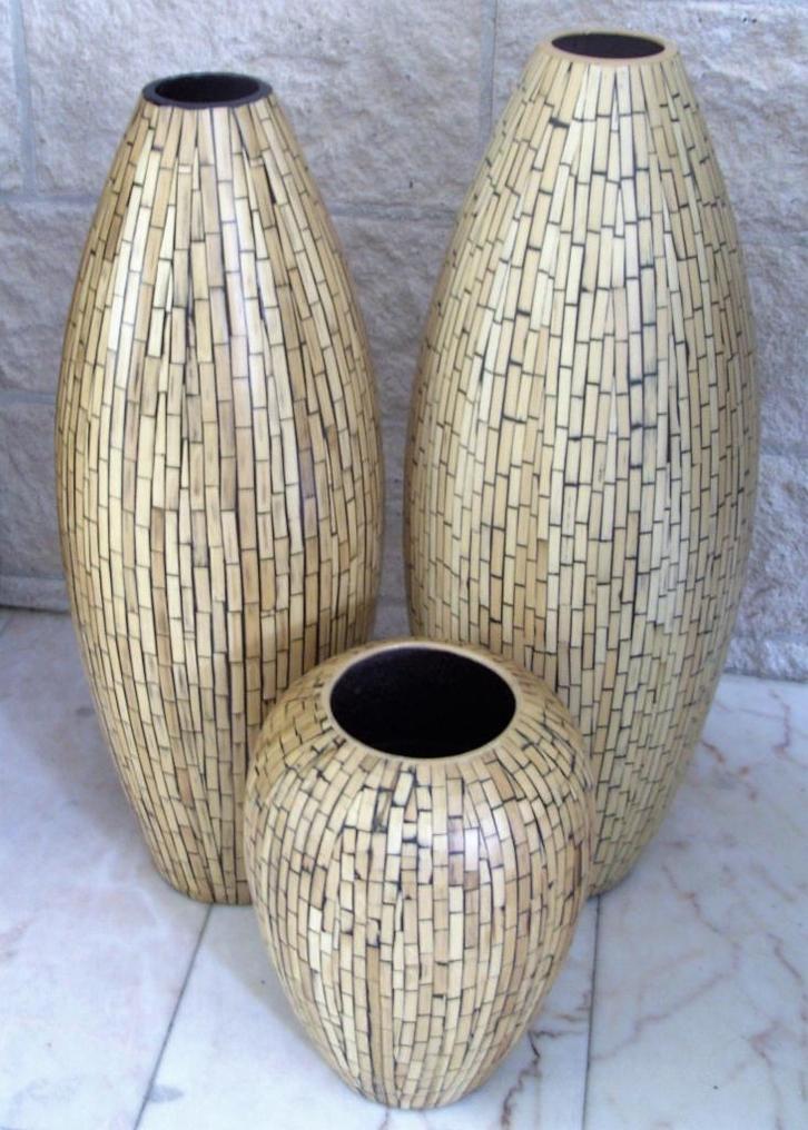 Bamboe Vaas - div. Vazen en Schalen, Huis en Inrichting, Woonaccessoires | Overige, Nieuw