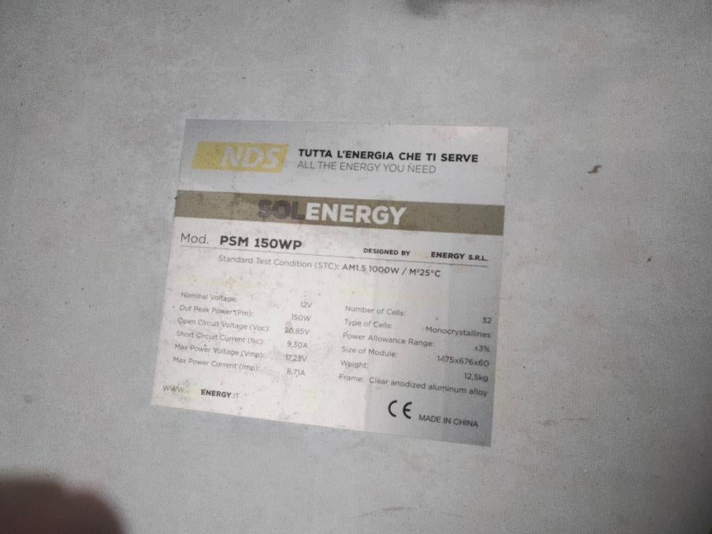 zonnepaneel met regelaar, Ophalen, Gebruikt, Overige typen