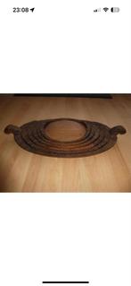 Djati houten dienbladen set uit Indonesië, Antiek en Kunst, Ophalen of Verzenden