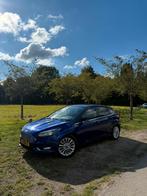 Ford Focus 1.0 Ecoboost 92KW 5D 2015 Blauw, Auto's, 65 €/maand, 125 pk, Blauw, Leder en Stof