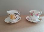 2 kop en schotels royal ascot, fine bone china, Antiek en Kunst, Ophalen of Verzenden