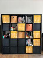 Kallax IKEA zwartbruin, Huis en Inrichting, Kasten | Boekenkasten, Ophalen, Met plank(en), Gebruikt, 150 tot 200 cm