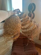 Marokkaanse Zeegras Hanglampen - Handgemaakt, Huis en Inrichting, Lampen | Lampenkappen, 25 tot 50 cm, Beige, Nieuw, Ophalen of Verzenden