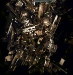 Partij Scharnieren, Doe-het-zelf en Verbouw, Hang- en Sluitwerk, Ophalen of Verzenden, Gebruikt, Chroom, Scharnier