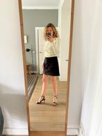 Vintage Filippa k zwart suede rokje mt 38, Zwart, Ophalen of Verzenden, Filippa K, Maat 36 (S)