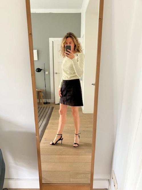 Vintage Filippa k zwart suede rokje mt 38, Kleding | Dames, Rokken, Gedragen, Maat 36 (S), Zwart, Boven de knie, Ophalen of Verzenden