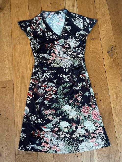 Prachtige jurk van King Louie, maat L/M, amper gedragen, Kleding | Dames, Jurken, Zo goed als nieuw, Maat 38/40 (M), Bruin, Ophalen of Verzenden