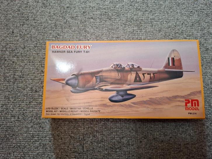 1/72 PM Model Bagdad Fury T.61, Hobby en Vrije tijd, Modelbouw | Vliegtuigen en Helikopters, Zo goed als nieuw, Vliegtuig, 1:72 tot 1:144
