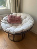 Papasan lounge stoel met kussen, Huis en Inrichting, Ophalen, Zo goed als nieuw