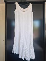 OPHILIA Witte linnen zomerjurk. Nieuwstaat. XL., Ophalen of Verzenden, Zo goed als nieuw, Wit, Jurk