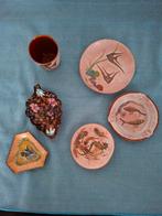 Emaille op koper decoratie set, Antiek en Kunst, Antiek | Keramiek en Aardewerk, Ophalen of Verzenden