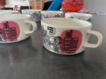 6 Theekoppen van " Marimekko" ! beschikbaar voor biedingen