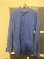 Eton Blauw Overhemd - Maat L, Kleding | Heren, Overhemden, Ophalen of Verzenden, Zo goed als nieuw, Blauw, Halswijdte 41/42 (L)