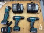 makita accu boormachines en lamp, Ophalen, Gebruikt, Boormachine