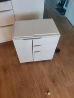 Inklapbare verrijdbare bureau, Huis en Inrichting, Bureaus, Ophalen, Met wielen, Gebruikt, Bureau