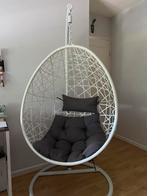 Hangstoel wit, Ophalen, Kunststof, Gebruikt, Wit