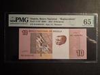 10 kwanzas  Angola unc 2013 PMG 65, Postzegels en Munten, Bankbiljetten | Afrika, Ophalen of Verzenden, Overige landen, Los biljet