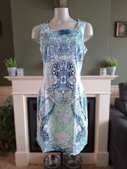 Senso mint blauwe jurk NL 38 M gratis verzenden in NL, Kleding | Dames, Jurken, Zo goed als nieuw, Maat 38/40 (M), Blauw, Knielengte
