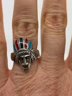 A202 Prachtige zilveren ring Navajo maat 19, Sieraden, Tassen en Uiterlijk, 19 tot 20, Ophalen of Verzenden, X, Dame