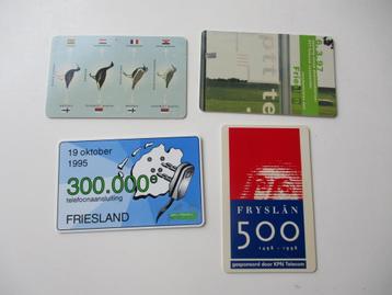 4 telefoonkaarten van Friesland. beschikbaar voor biedingen