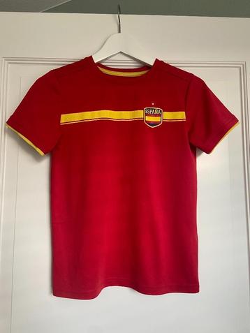 #VSK146-004 Shirt Spanje te koop! Maat 146 beschikbaar voor biedingen