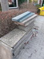 Grint tegels gratis, Tuin en Terras, Tegels en Klinkers, Ophalen, Gebruikt, Beton, Terrastegels
