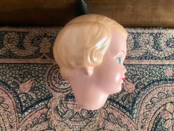 Vintage Poppenhoofd - Verzamelobject beschikbaar voor biedingen