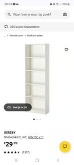 2 Gersby/ikea boekenkasten, Huis en Inrichting, Kasten | Boekenkasten, Ophalen of Verzenden, Zo goed als nieuw, 25 tot 50 cm, 50 tot 100 cm