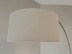 Mooie Booglamp met Beige Kap, Huis en Inrichting, Lampen | Vloerlampen, Ophalen, Gebruikt, Metaal, 150 tot 200 cm