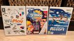 Wii Spellen Collectie: Wii Play, Sports Resort, TV Show, Gebruikt, Eén computer, Ophalen of Verzenden, Sport