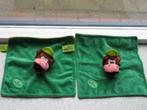 Knuffeldoek aap of aapje van Monkey Town zacht velours, Ophalen of Verzenden, Zo goed als nieuw, Overige typen