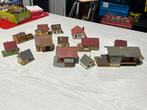 13 huisjes voor modelspoorbaan model spoor huisje, Overige merken, Gelijkstroom of Wisselstroom, Brug, Tunnel of Gebouw, Ophalen of Verzenden