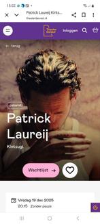 Twee kaartjes voor Patrick Laureij in de Vest op 20 december, Twee personen, December